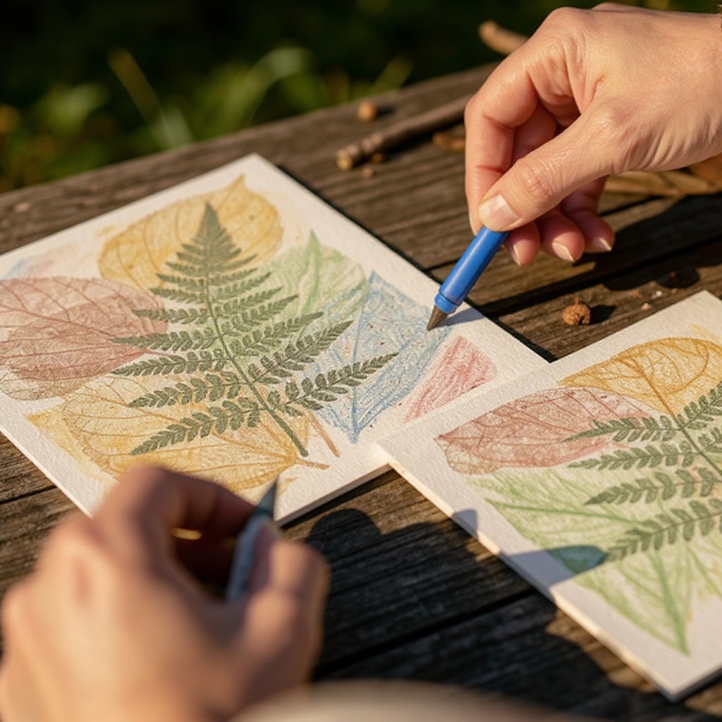 Step 6: Experiment with different colors and textures to create unique patterns and desi