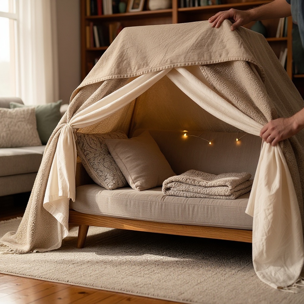 Step 6: Ensure the roof blanket is pulled taut to prevent sagging. If your blanket isn't