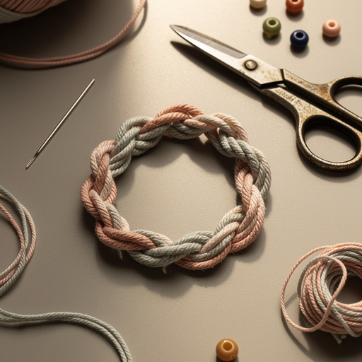 Multiple Three-Strand Twist Bracelets crafts from above