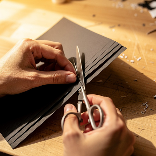 Step 3: With your scissors, meticulously cut along each of the drawn lines, starting fro