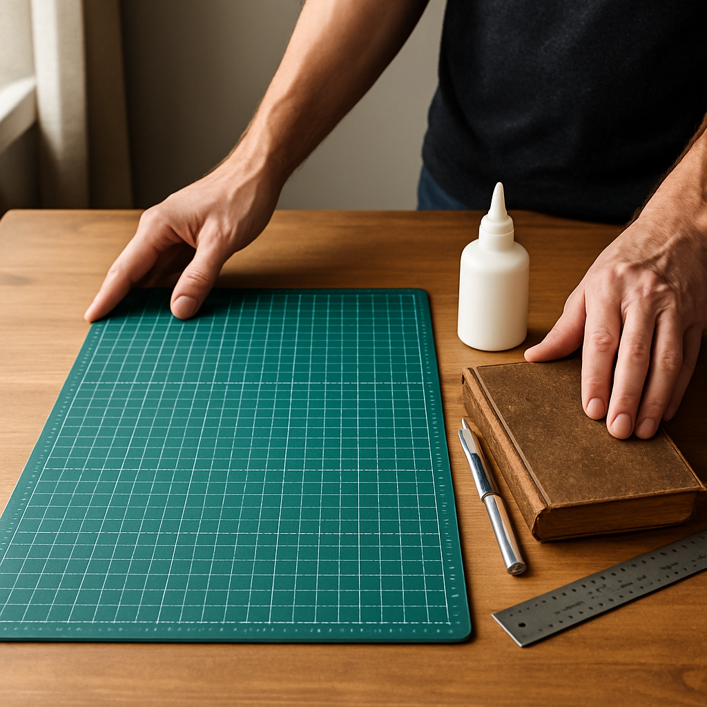 Step 1: Step 1: Prepare Your Workspace. Lay your cutting mat on a stable, well-lit surfa