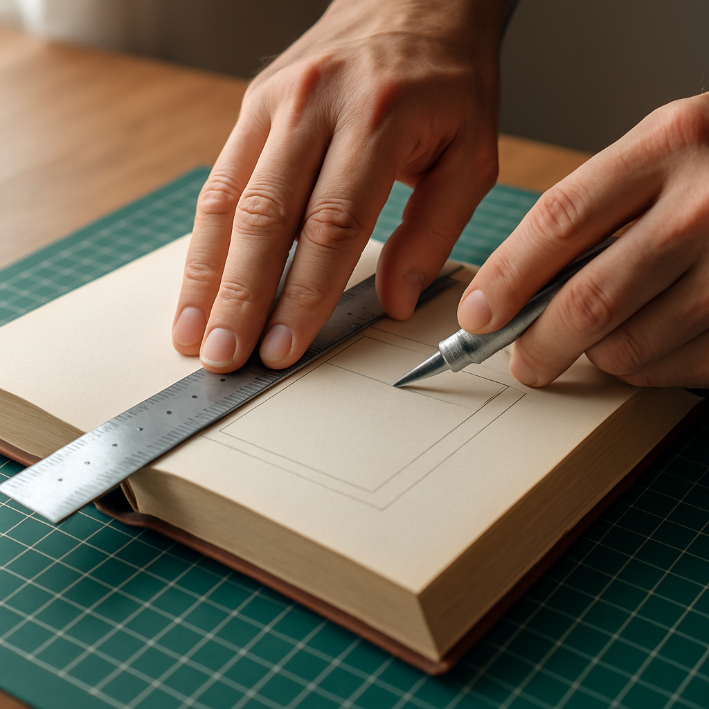 Step 6: Step 6: Continue Initial Cuts - Other Edges. Repeat the shallow cutting process 