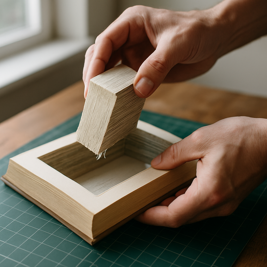 Step 8: Step 8: Remove the Inner Block. Continue deepening all four cuts until you've cu