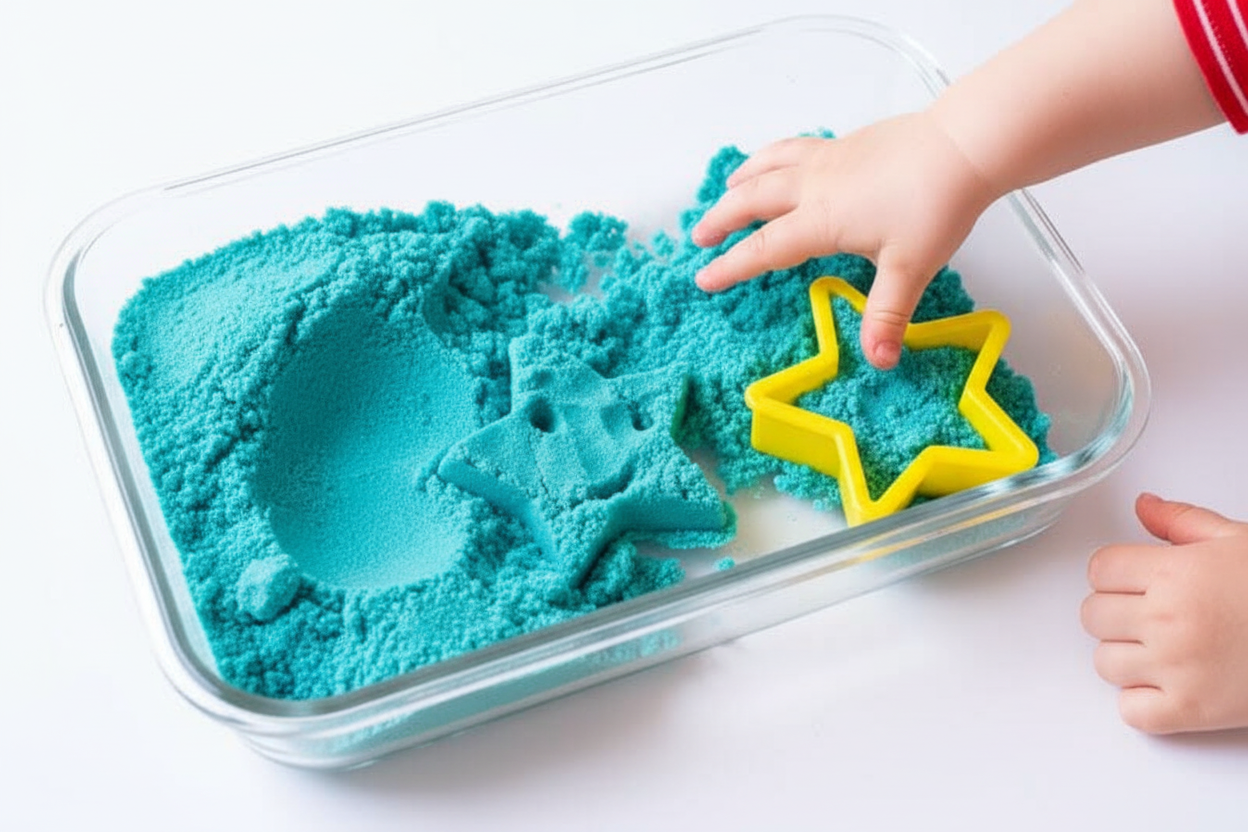Homemade Kinetic Sand