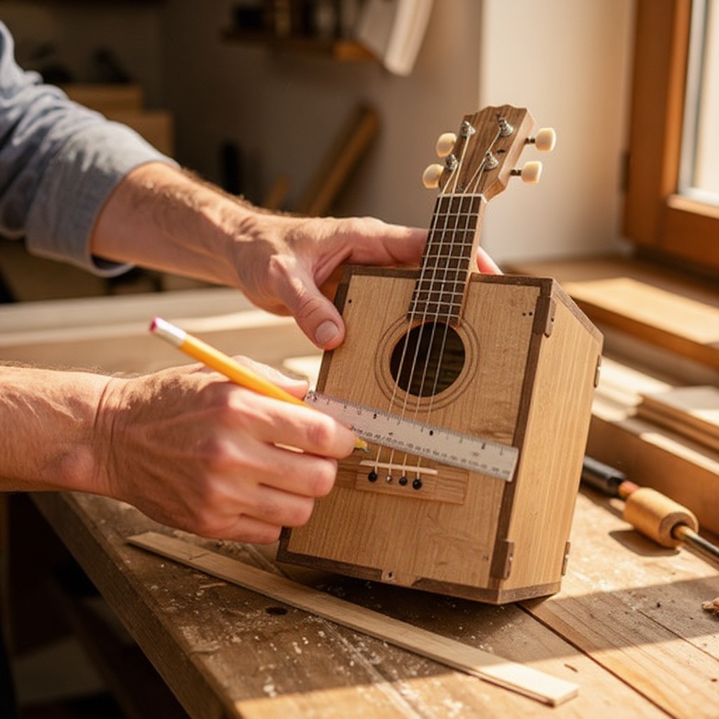 Step 1: Step 1: On one of the larger, flat sides of the cardboard box, use your ruler an