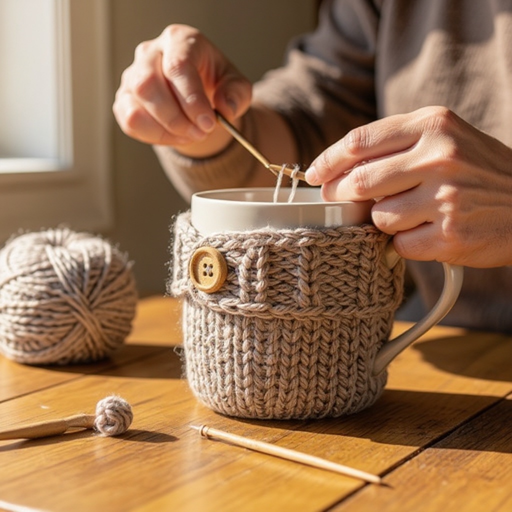 Step 1: Cast on 15 stitches onto your right needle. To do this, make a slip knot, place 