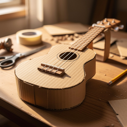 Cardboard Box Ukulele