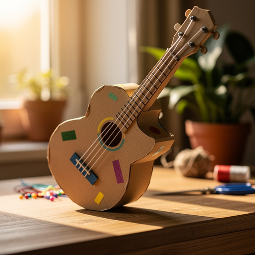 DIY Cardboard Tube Guitar