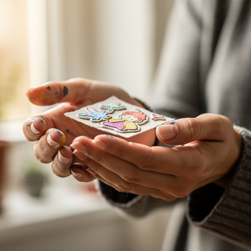 Digital Stamp Design Fun held in hand