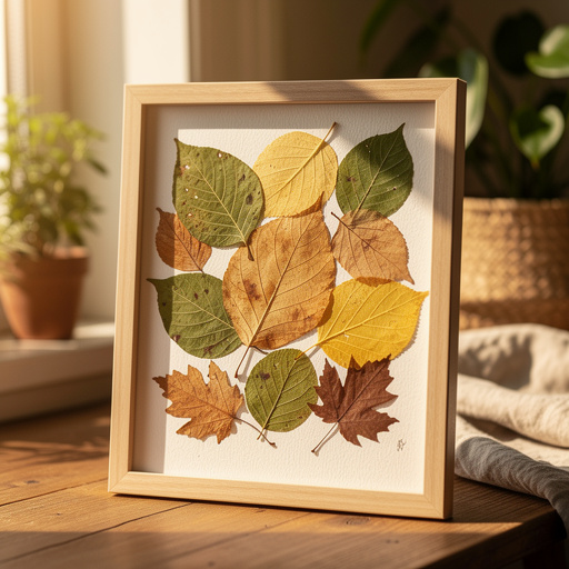 Pressed Leaf Art