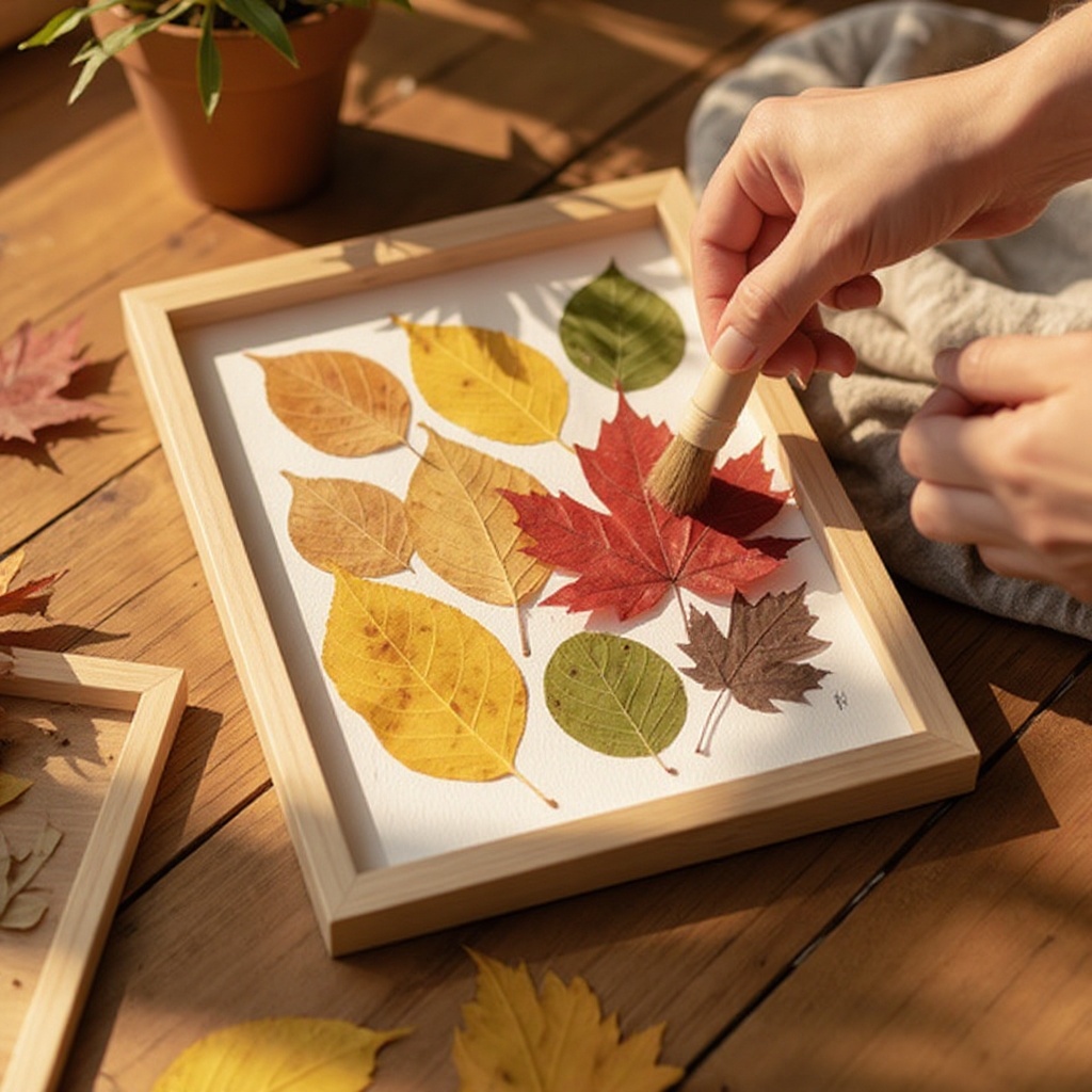 Step 2: Once you've gathered your leafy treasures, it's crucial to prepare them for pres