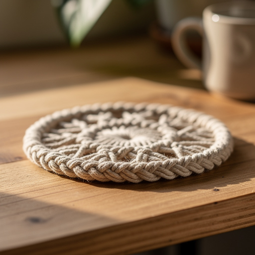 Macrame Cord Coasters