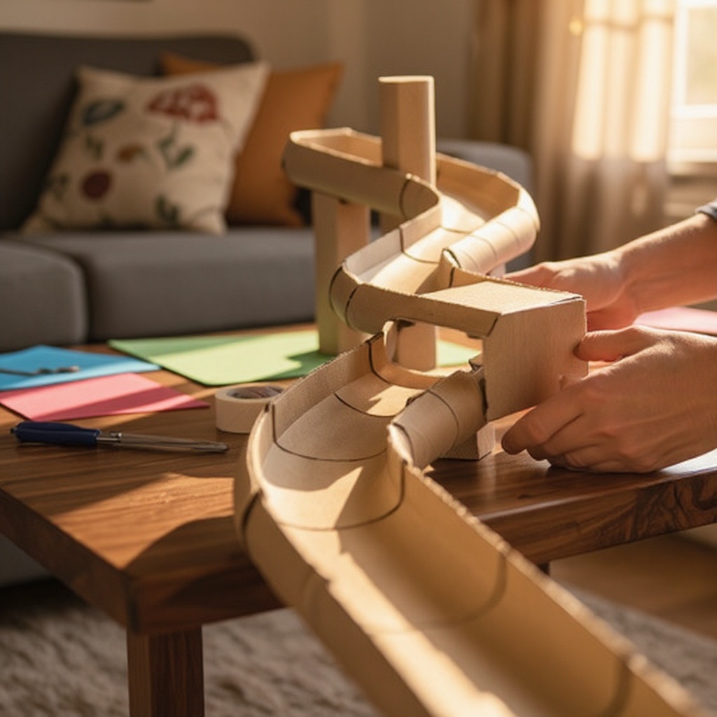 Step 8: Consider adding intermediate support structures as your track grows longer or mo