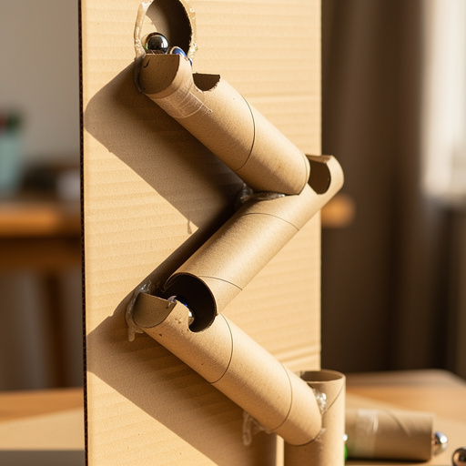 Cardboard Tube Gravity Chute