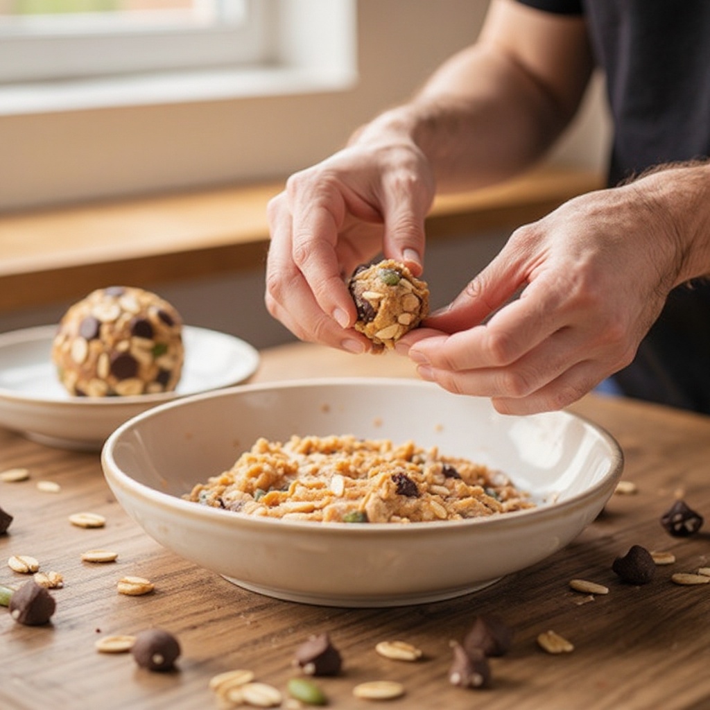 Step 7: Once the mixture is well combined and has a dough-like consistency, it's time to