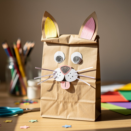 Paper Bag Animal Puppets