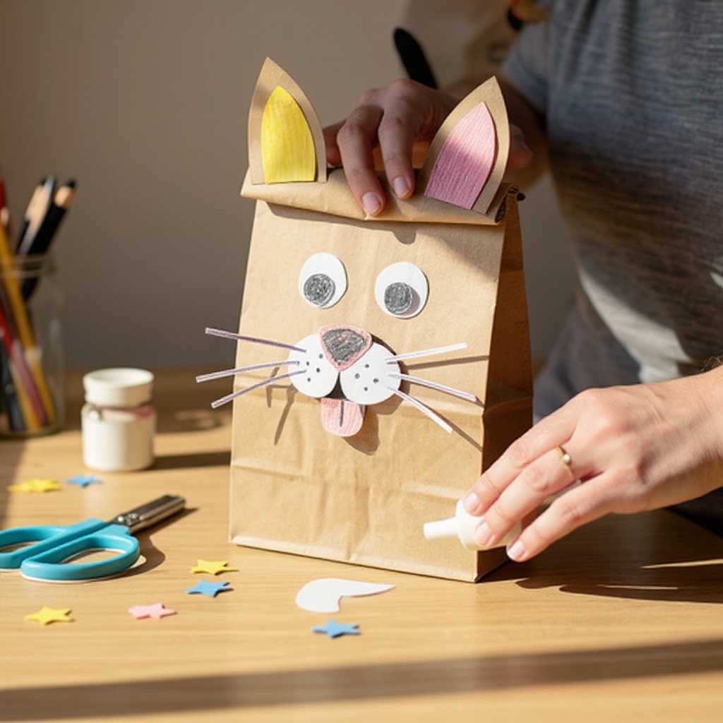 Step 4: Using your child-safe scissors, carefully cut out the shapes you've sketched for