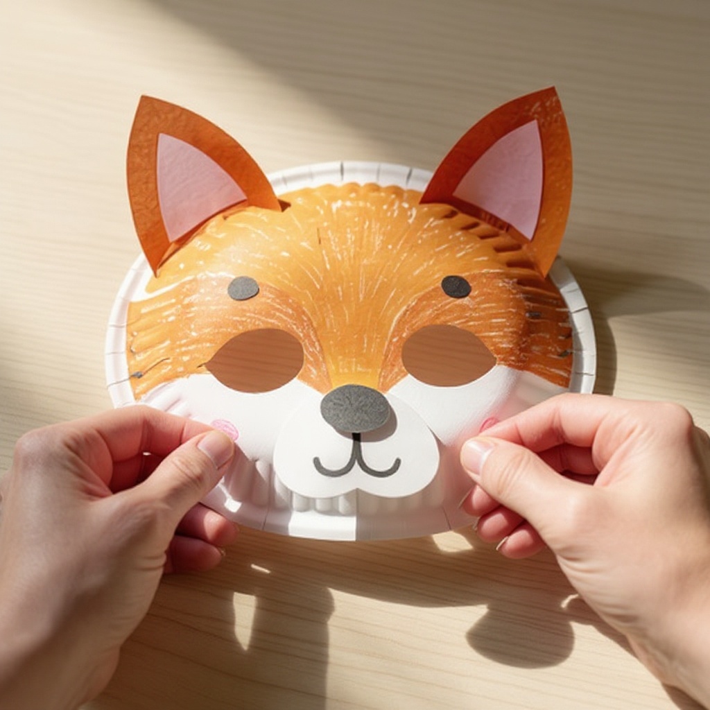 Step 1: Begin by selecting your paper plate. For most animals, a standard 9-inch paper p