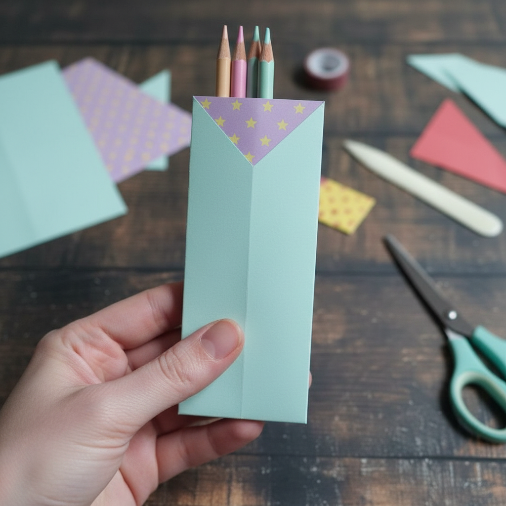 Pencil Box held in hand