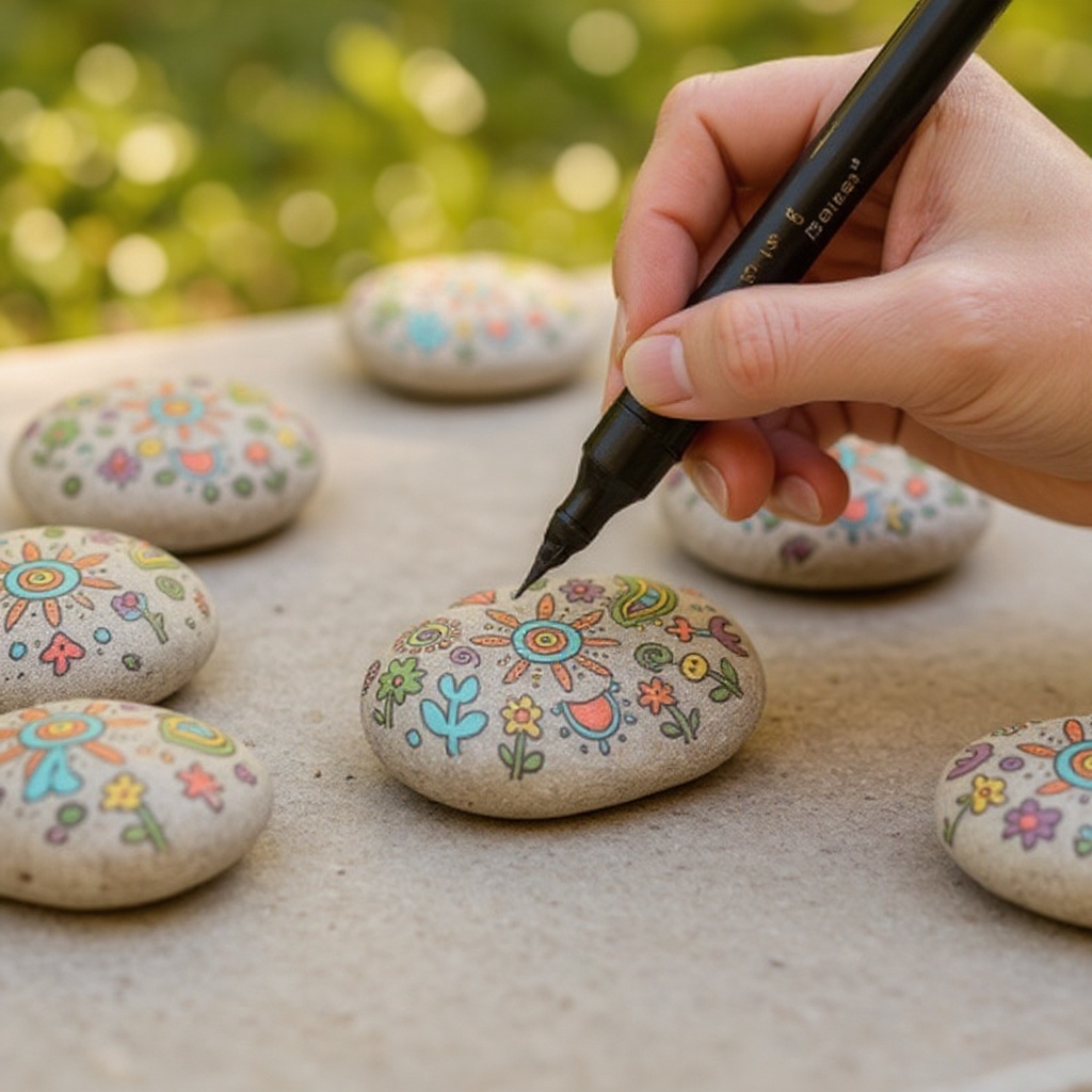 Step 2: Plan your design. You can draw freehand, use stencils, or create abstract patter