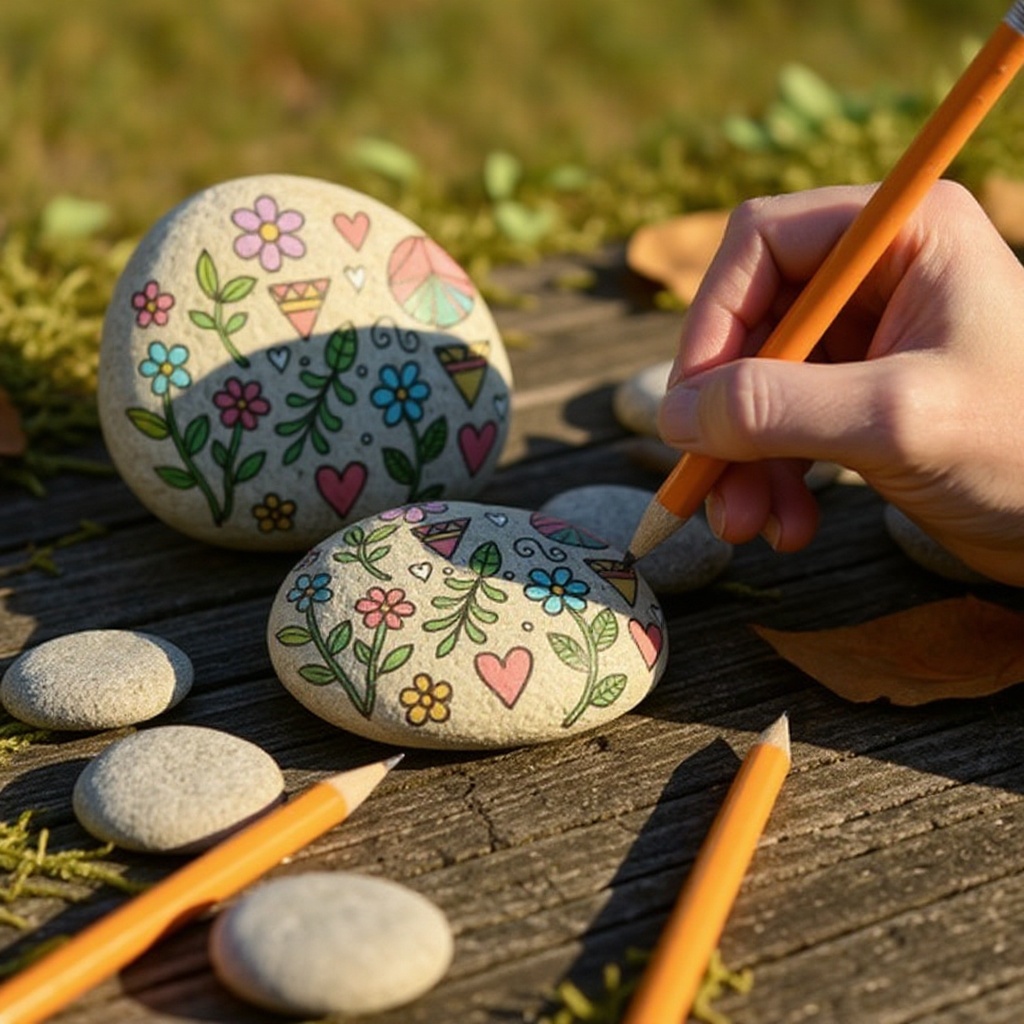 Step 2: Plan your design. You can sketch it lightly with a pencil if you prefer, or go f