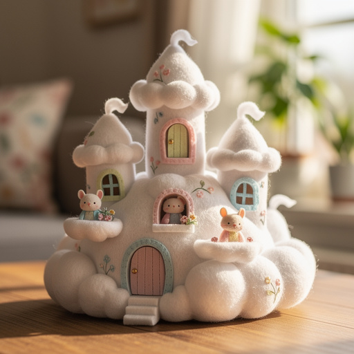 Cozy Critter Cloud Castle