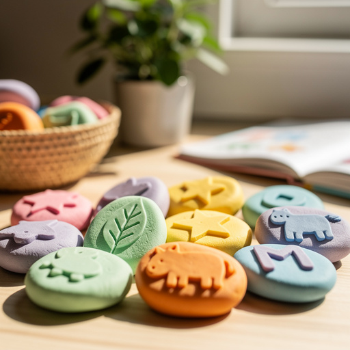 Playdough Sensory Story Stones