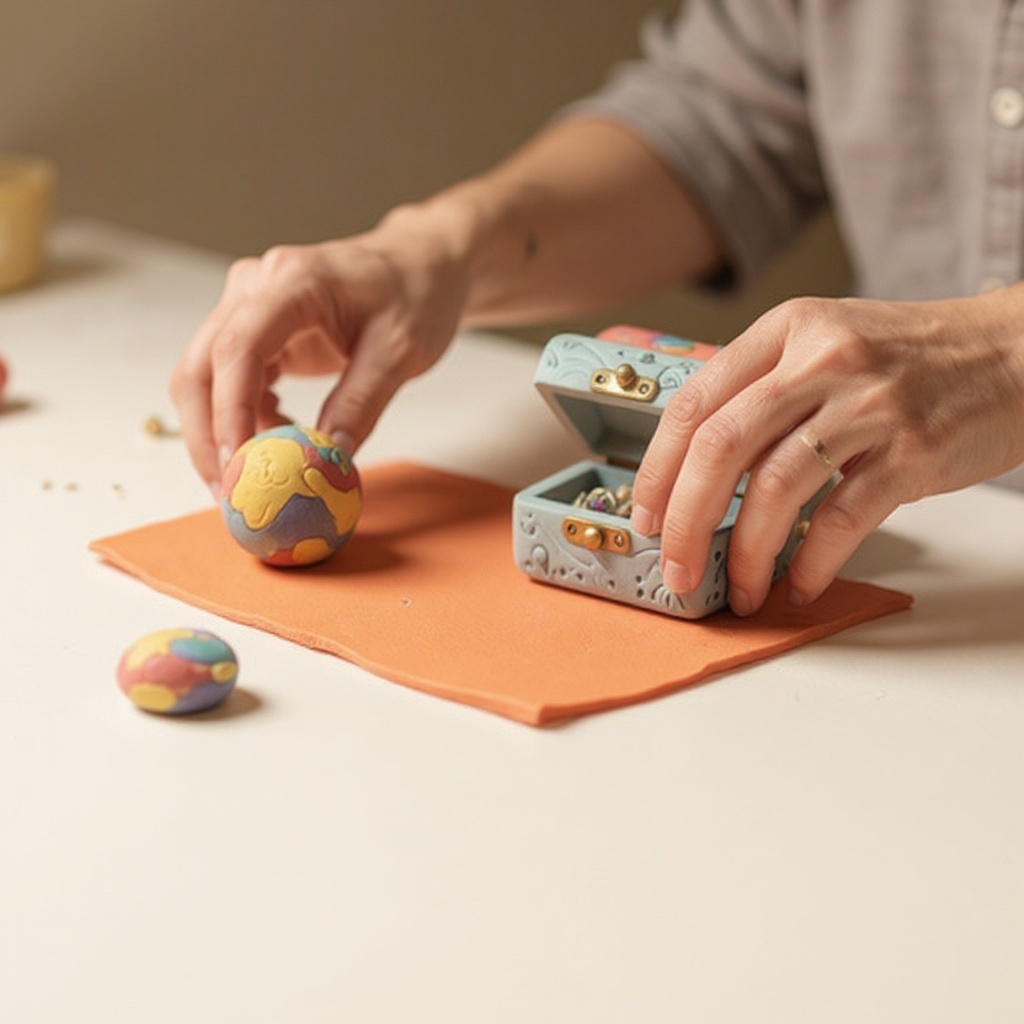 Step 3: Roll out a sheet of clay to approximately 1/8 inch thickness using your rolling 