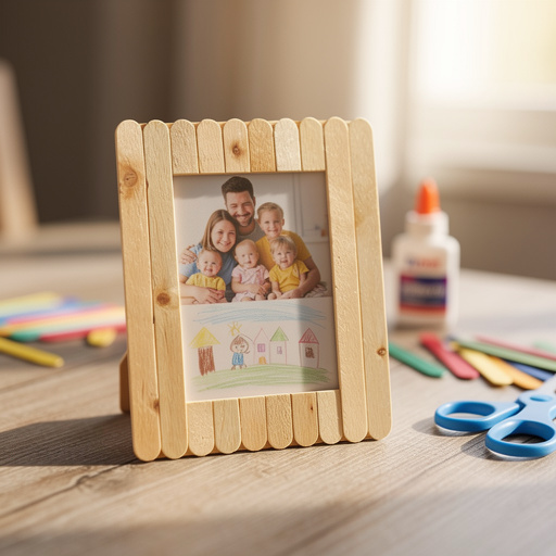 Popsicle Stick Picture Frames