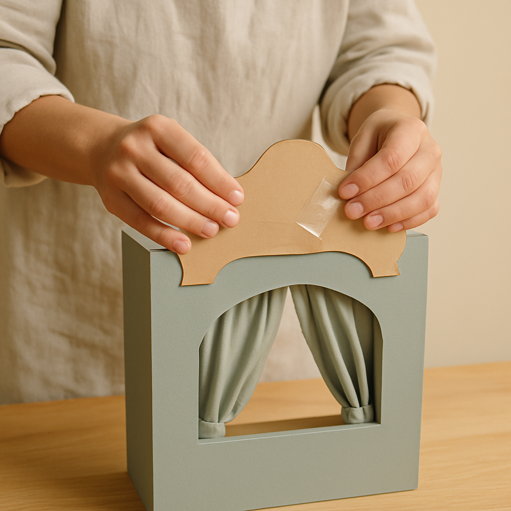 Step 10: Step 10: Personalize the marquee. If your box has a top flap, this is perfect fo