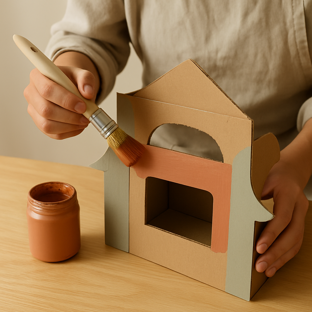 Step 8: Step 8: Decorate the exterior. Now for the fun part! Use acrylic paints, markers