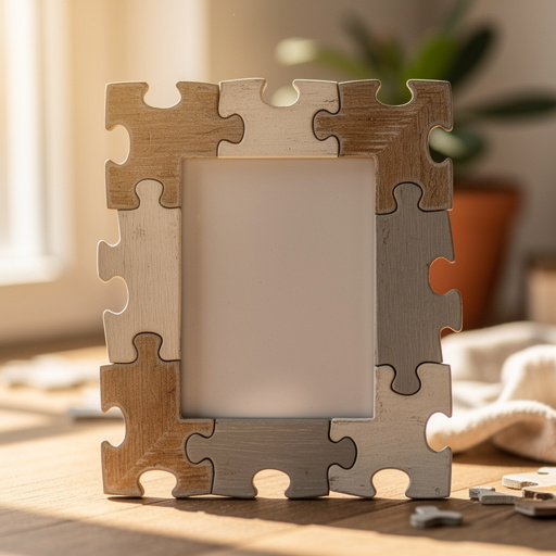 Puzzle Piece Picture Frames