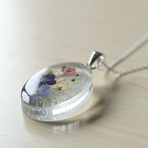 Botanical Layered Resin Pendants