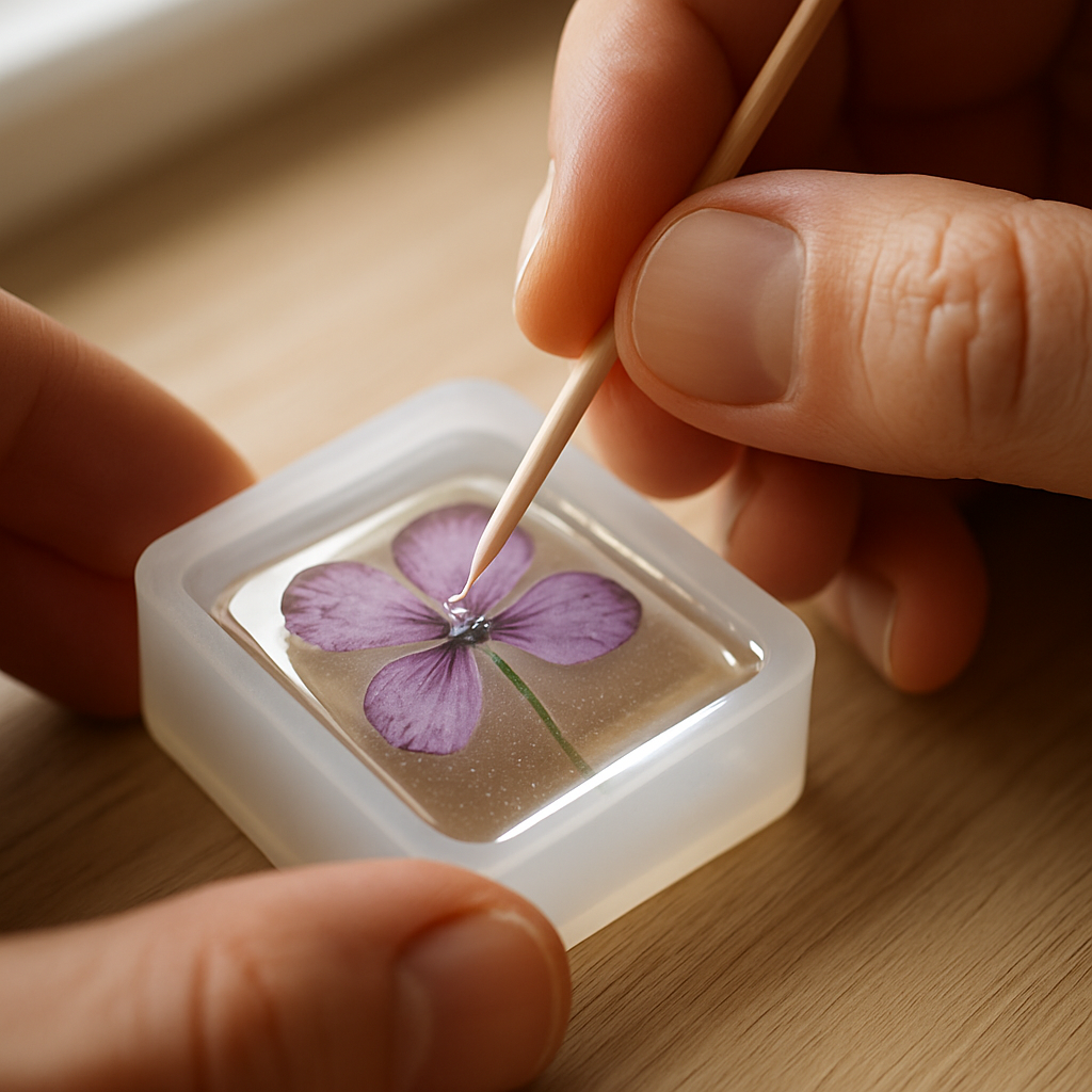 Step 9: **9. Remove Trapped Bubbles:** Use a toothpick or a heat gun (briefly, from a sa