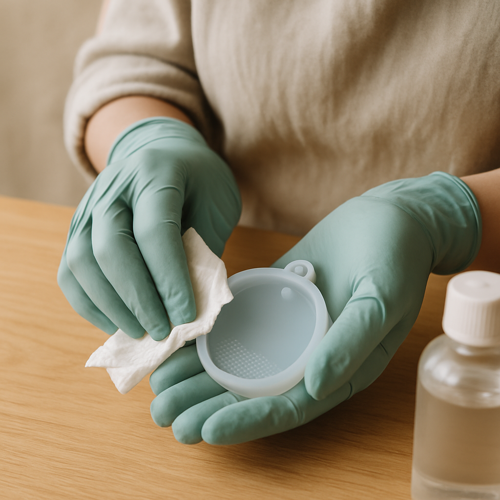 Step 2: Step 2: Don Your Safety Gear. Put on your nitrile gloves to protect your hands f