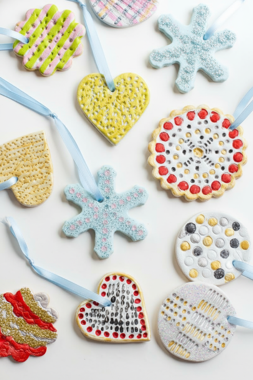 Salt Dough Scented Holiday Ornaments
