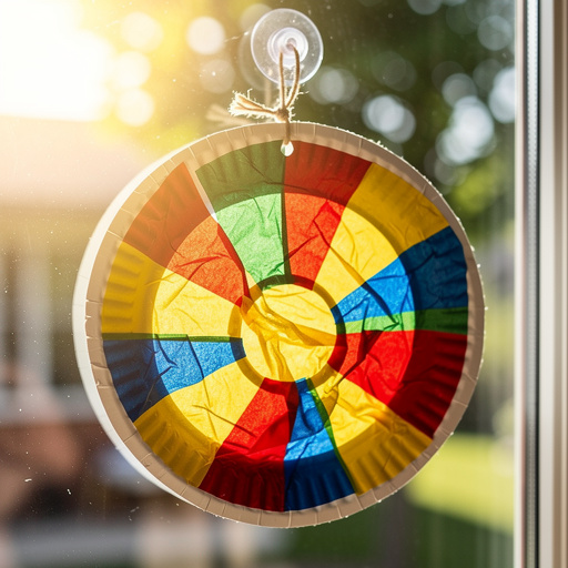 Paper Plate Sun Catchers