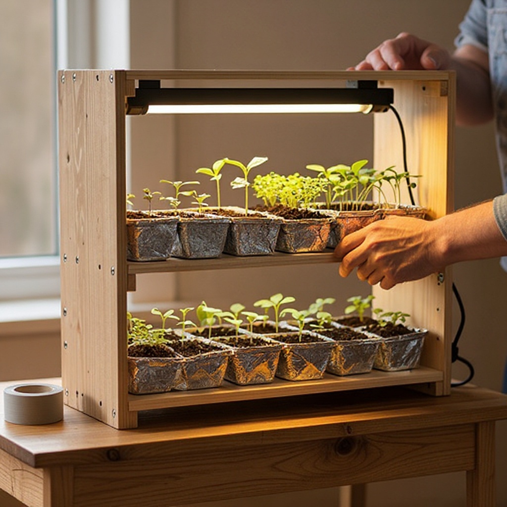 Step 1: Line the inside of the plastic bin lid with aluminum foil, shiny side up. Secure