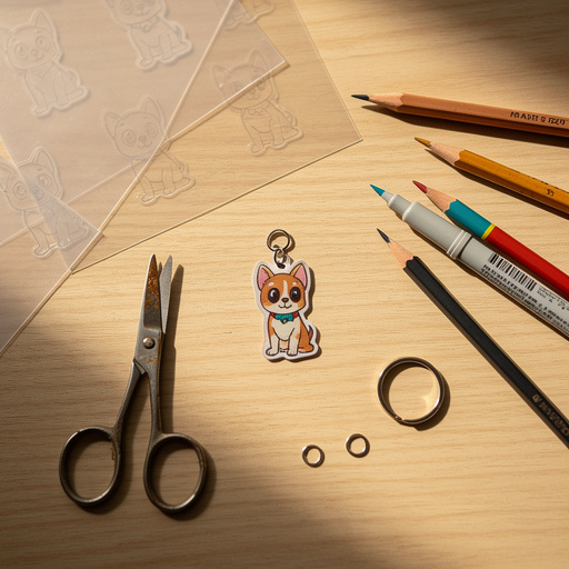 Multiple Shrink Plastic Pet Charms crafts from above