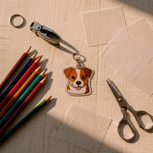 Multiple Shrink Plastic Pet Portraits crafts from above