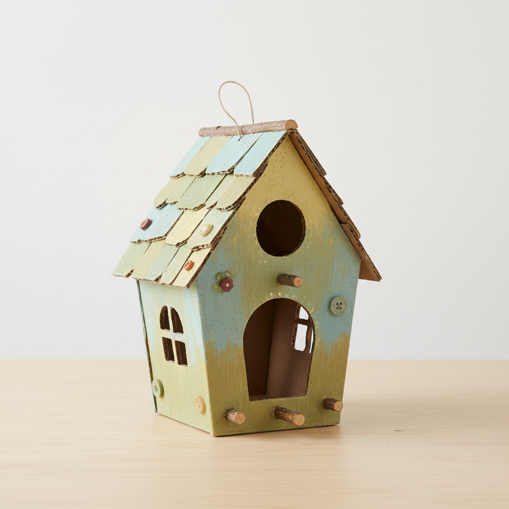 Simple Wooden Birdhouses