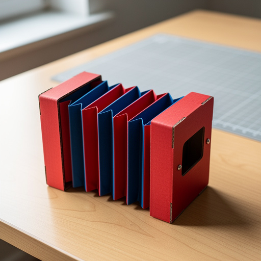 Cardboard Box Accordion