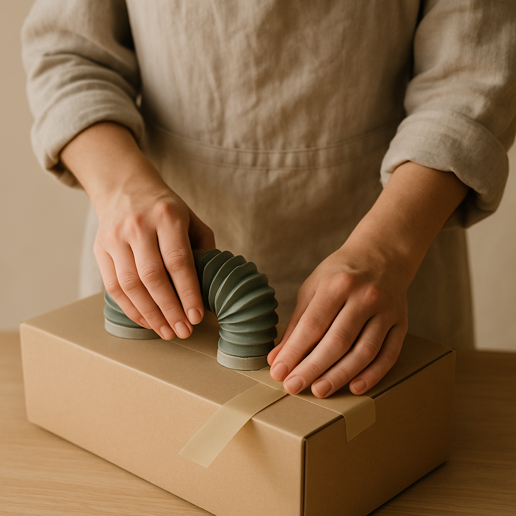 Step 6: Reinforce the bellows attachment: Once the glue has set slightly, use strong pac