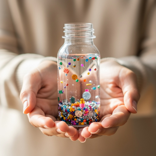 Sensory Sound Bottles held in hand