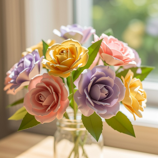 Paper Bloom Spring Flowers