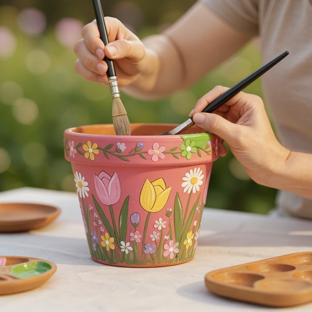 Step 6: Allow the first layer of paint to dry for about 10-15 minutes. Apply a second co