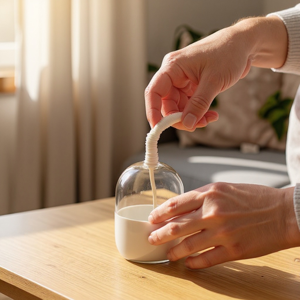 Step 6: Take a pipe cleaner and wrap it tightly around the pinched center of the folded 