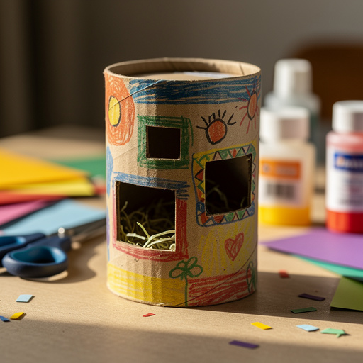 Cardboard Tube Critter Cages