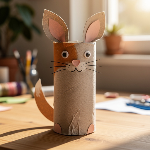 Toilet Paper Roll Animal Puppets