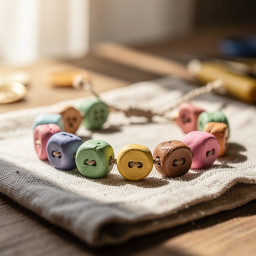 Clay & Button Charm Bracelets